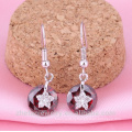 star shape 925 sterling silver jewelry Earring